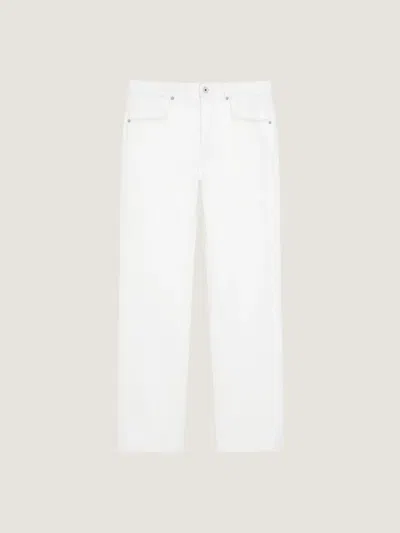 Givenchy Straight Fit Denim Pants In White