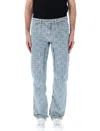 GIVENCHY GIVENCHY STRAIGHT FIT DENIM TROUSERS WITH ZIP
