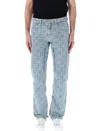 GIVENCHY STRAIGHT FIT DENIM TROUSERS WITH ZIP