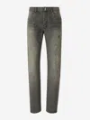 Givenchy Straight Fit Jeans In Gray