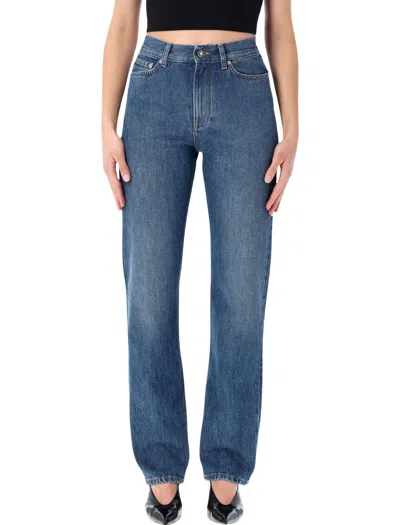 Givenchy Straight Fit Jeans Size 26 In Medium Blue