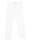 Givenchy Wide Straight Jeans In White