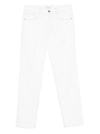 Givenchy Wide Straight Jeans In White