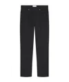 Givenchy Couture Seam Straight Fit Shadow Washed Jeans In Black