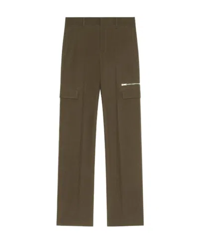 Givenchy Straight Fit Tailored Pants In Green