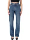 Givenchy Denim Trousers Straight Cut Five Pockets In Blue