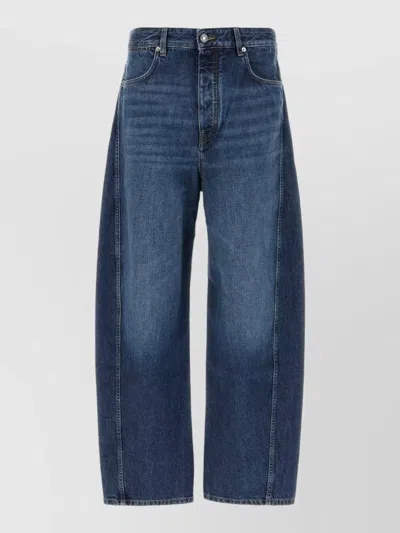 Givenchy Straight Leg Denim Trousers Five Pocket Design In Blue