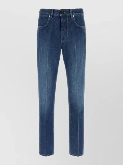 Givenchy Straight Leg Denim Trousers Five Pocket Design In Blue