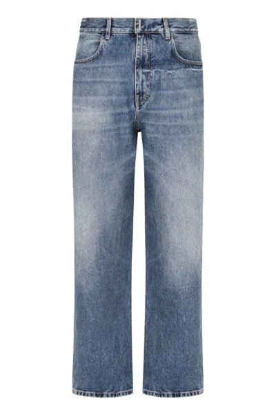 Givenchy Straight Leg Jeans In Blue