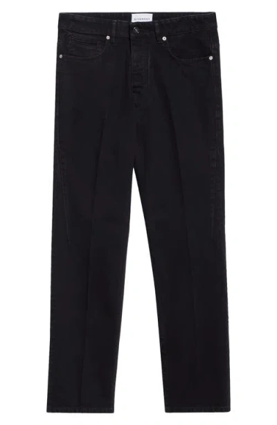 Givenchy Straight Leg Jeans In Black