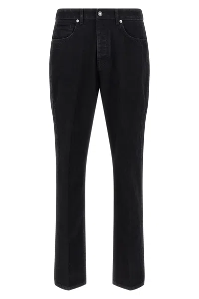 Givenchy Straight Leg Jeans In Black