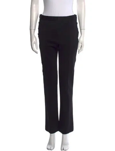 Pre-owned Givenchy Straight Leg Pants In Black