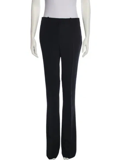 Pre-owned Givenchy Straight Leg Pants In Black