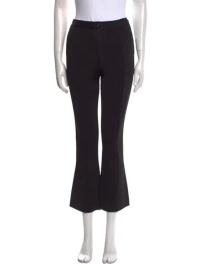 Pre-owned Givenchy Straight Leg Pants In Black