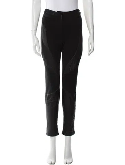Pre-owned Givenchy Straight Leg Pants In Black