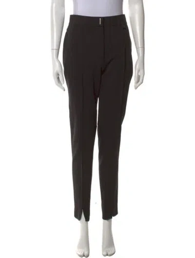 Pre-owned Givenchy Straight Leg Pants In Black