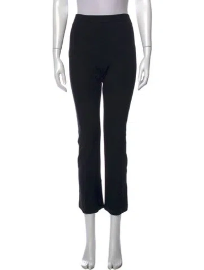 Pre-owned Givenchy Straight Leg Pants In Black