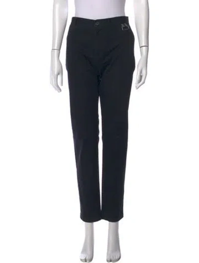 Pre-owned Givenchy Straight Leg Pants In Black