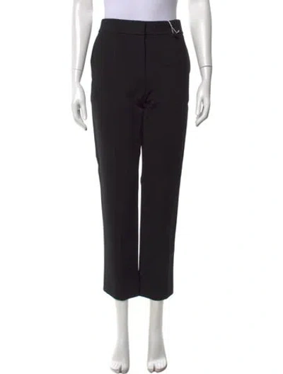 Pre-owned Givenchy Straight Leg Pants In Black