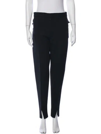 Pre-owned Givenchy Straight Leg Pants In Black