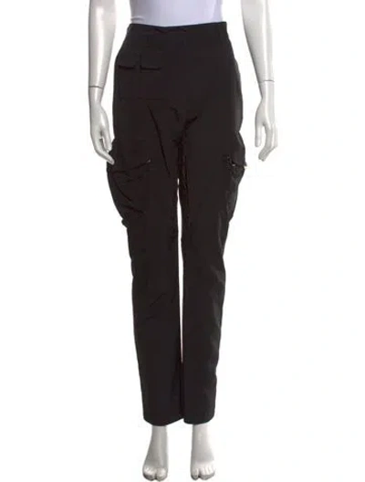 Pre-owned Givenchy Straight Leg Pants In Black