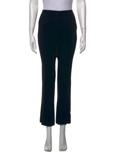 Pre-owned Givenchy Straight Leg Pants In Black
