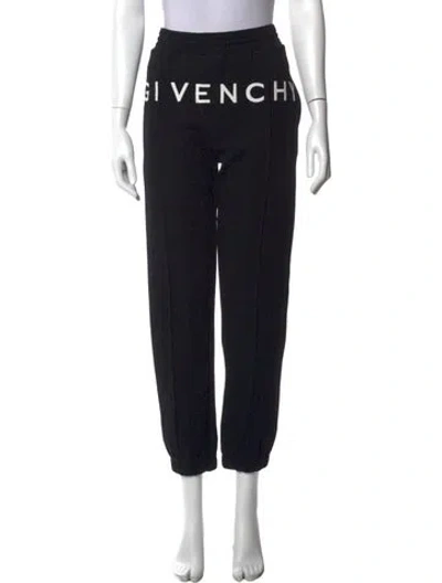 Pre-owned Givenchy Straight Leg Pants In Black