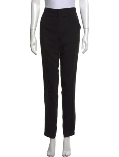 Pre-owned Givenchy Straight Leg Pants In Black