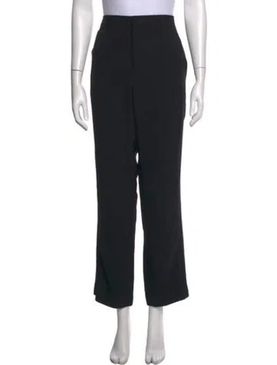 Pre-owned Givenchy Straight Leg Pants In Black