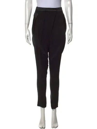Pre-owned Givenchy Straight Leg Pants In Black