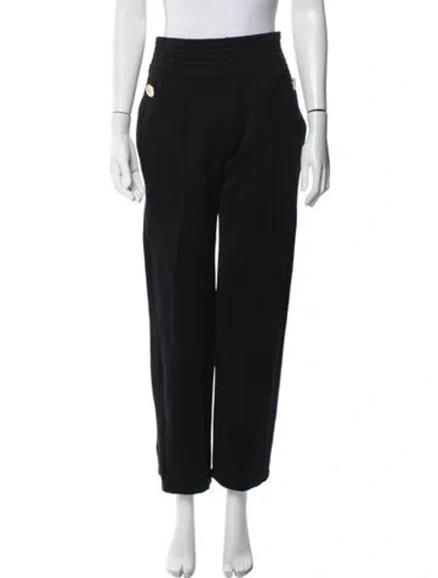 Pre-owned Givenchy Straight Leg Pants In Black