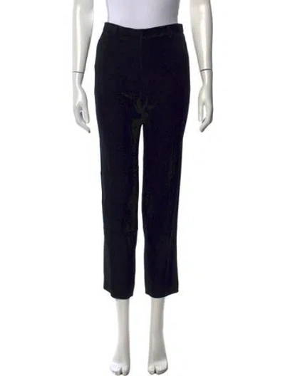 Pre-owned Givenchy Straight Leg Pants In Black
