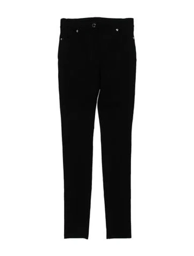 Pre-owned Givenchy Straight Leg Pants In Black