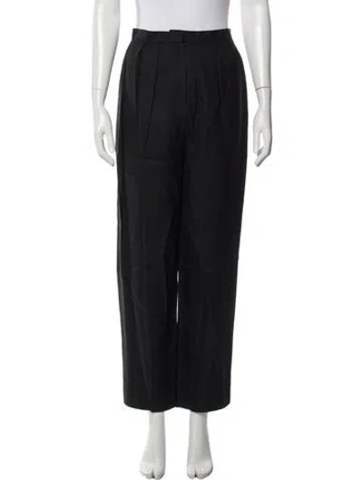Pre-owned Givenchy Straight Leg Pants In Black