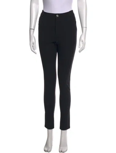 Pre-owned Givenchy Straight Leg Pants In Black