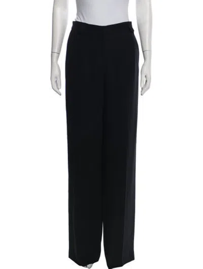 Pre-owned Givenchy Straight Leg Pants In Black