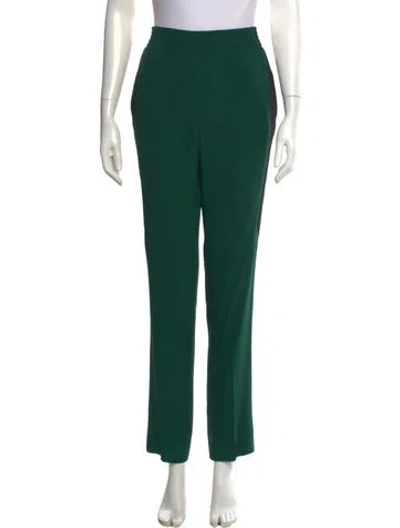 Pre-owned Givenchy Straight Leg Pants In Green