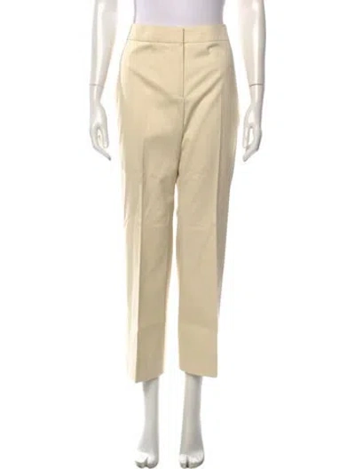 Pre-owned Givenchy Straight Leg Pants In Neutrals