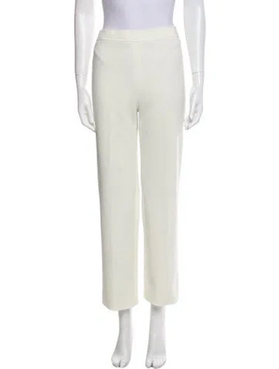 Pre-owned Givenchy Straight Leg Pants In White
