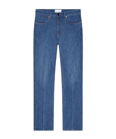 GIVENCHY GIVENCHY STRAIGHT-LEG SHADOW WASHED JEANS