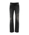Givenchy Straight-leg Stonewashed Jeans In Black