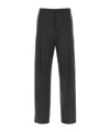 Givenchy Virgin Wool Blend Pants With Elastic Waistband In Black