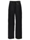 Givenchy Viscose Trousers With Wrinkled Effect In Black
