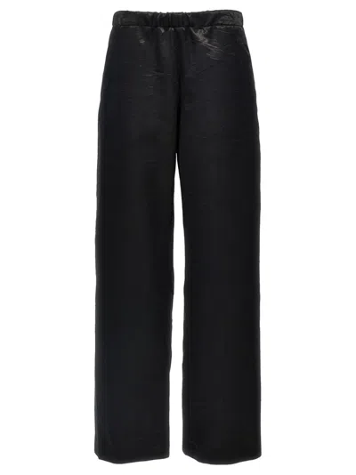GIVENCHY GIVENCHY STRAIGHT LEG TROUSERS WITH SHINY FABRIC