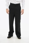 Givenchy Straight Leg Wool Pants In Black