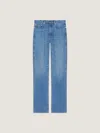 Givenchy Straight Pants In Washed Denim