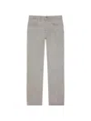 Givenchy Straight Fit Grey Jeans With Folded Effect In Gray
