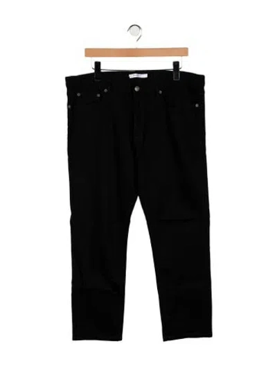 Pre-owned Givenchy Straight-leg Jeans In Black