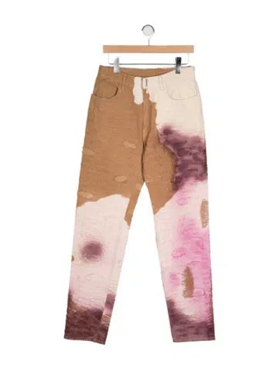 Pre-owned Givenchy Straight-leg Jeans In Multi