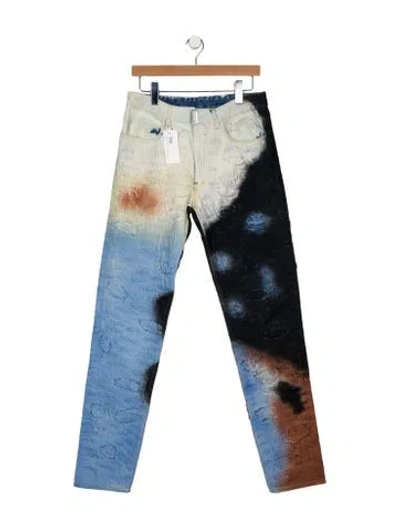 Pre-owned Givenchy Straight-leg Jeans W/ Tags In Blue